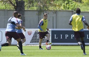 Allenamento Roma a Trigoria (foto As Roma)