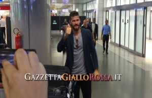 Alisson appena arrivato a Fiumicino