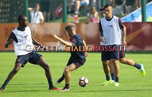 D'Urso e Paredes in allenamento