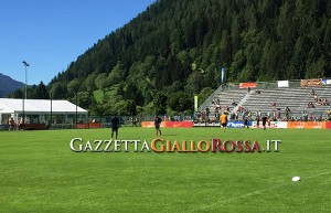 Allenamento roma ritiro pinzolo ultimo giorno