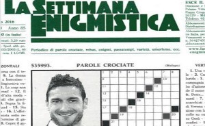 Totti in copertina sulla Settimana Enigmistica