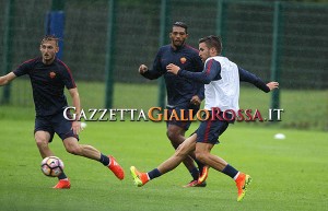 Strootman in allenamento