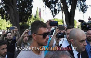 Dzeko a Villa Stuart