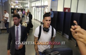 Paredes arriva a Fiumicino