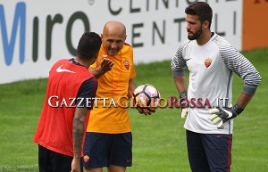 Alisson e Spalletti 