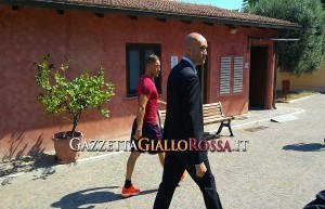 Totti a Villa Stuart