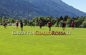 partitella a due tocchi ritiro roma pinzolo