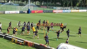 Rifinitura Roma Trigoria allenamento