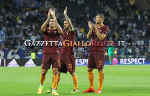 De Rossi, Dzeko, Strootman