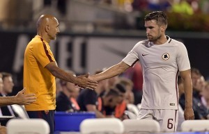 Luciano Spalletti e Kevin Strootman