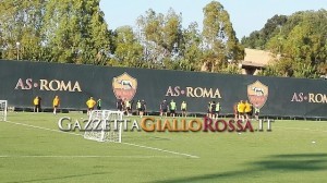 allenamento roma trigoria