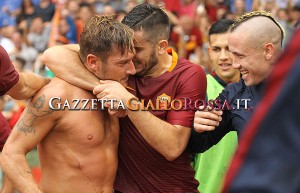 Totti, Manolas e Nainggolan