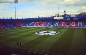 Lo stadio di Plzen