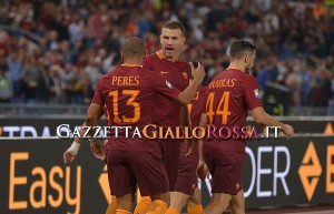 Dzeko, Bruno Peres e Manolas