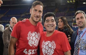 Totti e Maradona