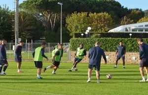 Allenamento Roma a Trigoria (foto As Roma)