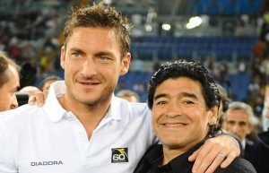 Totti e Maradona