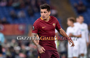 Juan Manuel Iturbe of Roma during the UEFA Europa League match between Roma and Viktoria Plzen at Stadio Olimpico, Rome, Italy on 24 November 2016. (Photo by Giuseppe Maffia/NurPhoto via Getty Images)