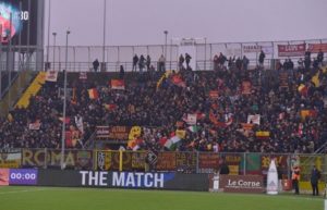 Tifosi Roma a Bergamo