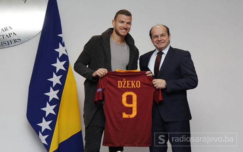 Dzeko eletto sportivo dell'anno 2016