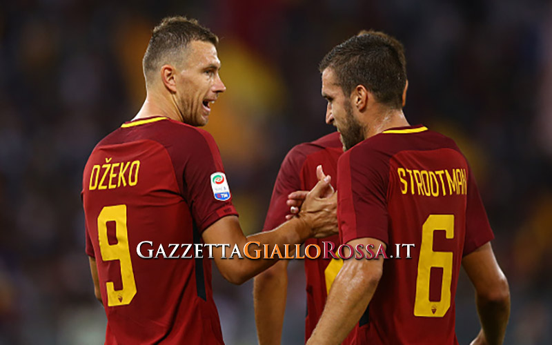 Dzeko e Strootman