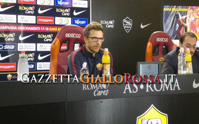 Di Francesco in conferenza stampa