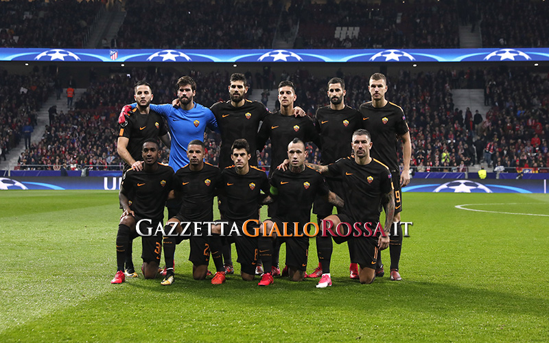 Atletico Madrid-Roma Formazione Roma