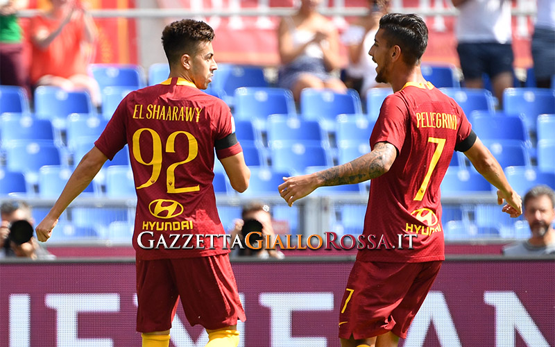 El Shaarawy e Lorenzo Pellegrini