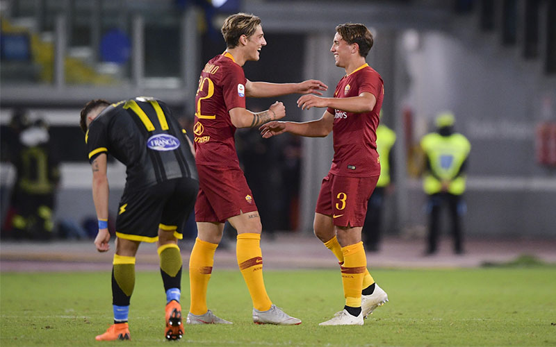 Zaniolo e Luca Pellegrini