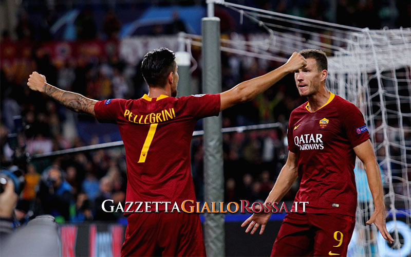 Lorenzo Pellegrini e Dzeko