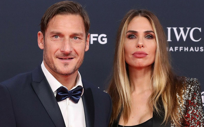 Francesco Totti e Ilary Blasi