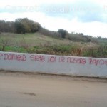 scritta sul muro