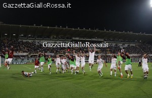 fiorentina roma esultanza