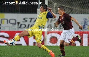 chievo verona-roma Taddei