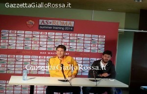 Garcia in conferenza a Bad Waltersdorf