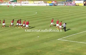 Il riscaldamento della Roma