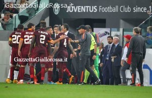 Juventus-Roma proteste