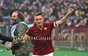 Totti esulta