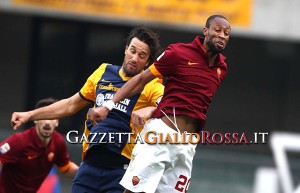 Verona-Roma colpo di testa Keita