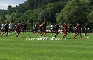 Allenamento Roma