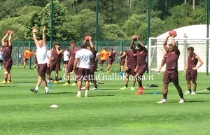 Allenamento Roma