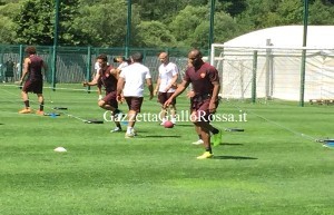 Maicon in allenamento