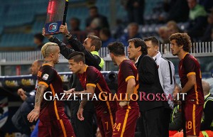 Sampdoria-Roma sostituzioni