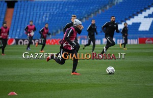 Florenzi in allenamento