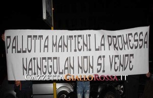 striscione pallotta naing