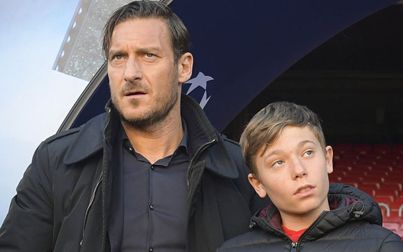 Francesco e Cristian Totti